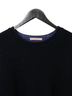 Reversible Sweater Black Blue