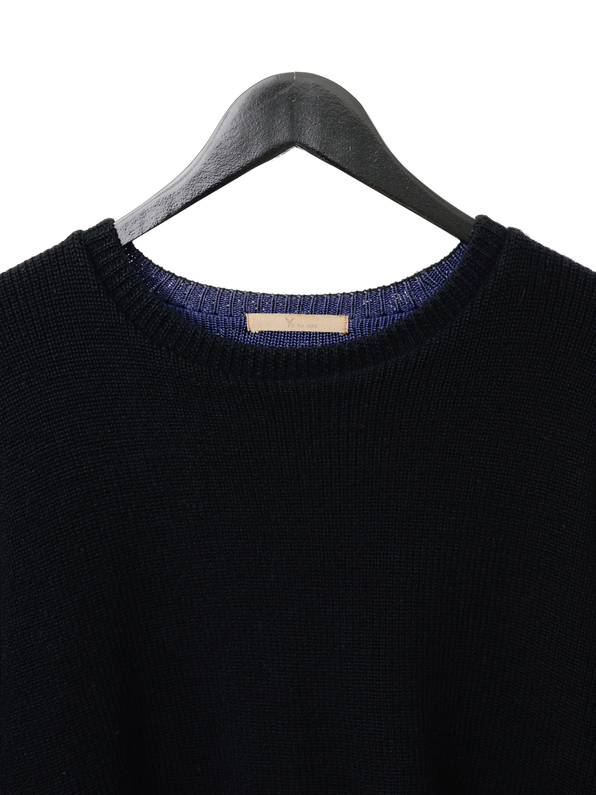 Reversible Sweater Black Blue