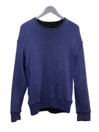 Reversible Sweater Black Blue