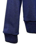Reversible Sweater Black Blue