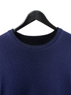 Reversible Sweater Black Blue