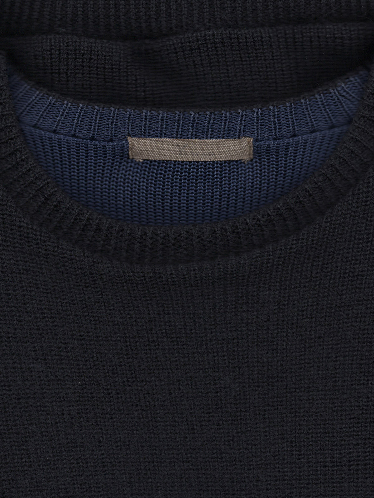 Reversible Sweater Black Blue