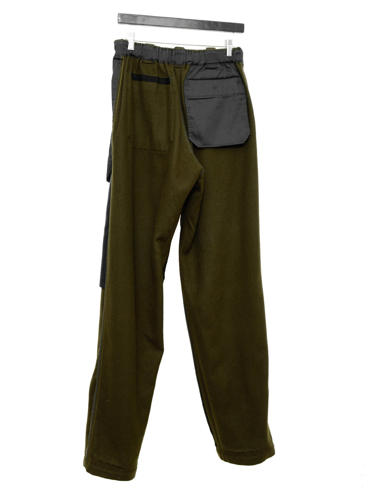 Elastic Waist Pants Olive