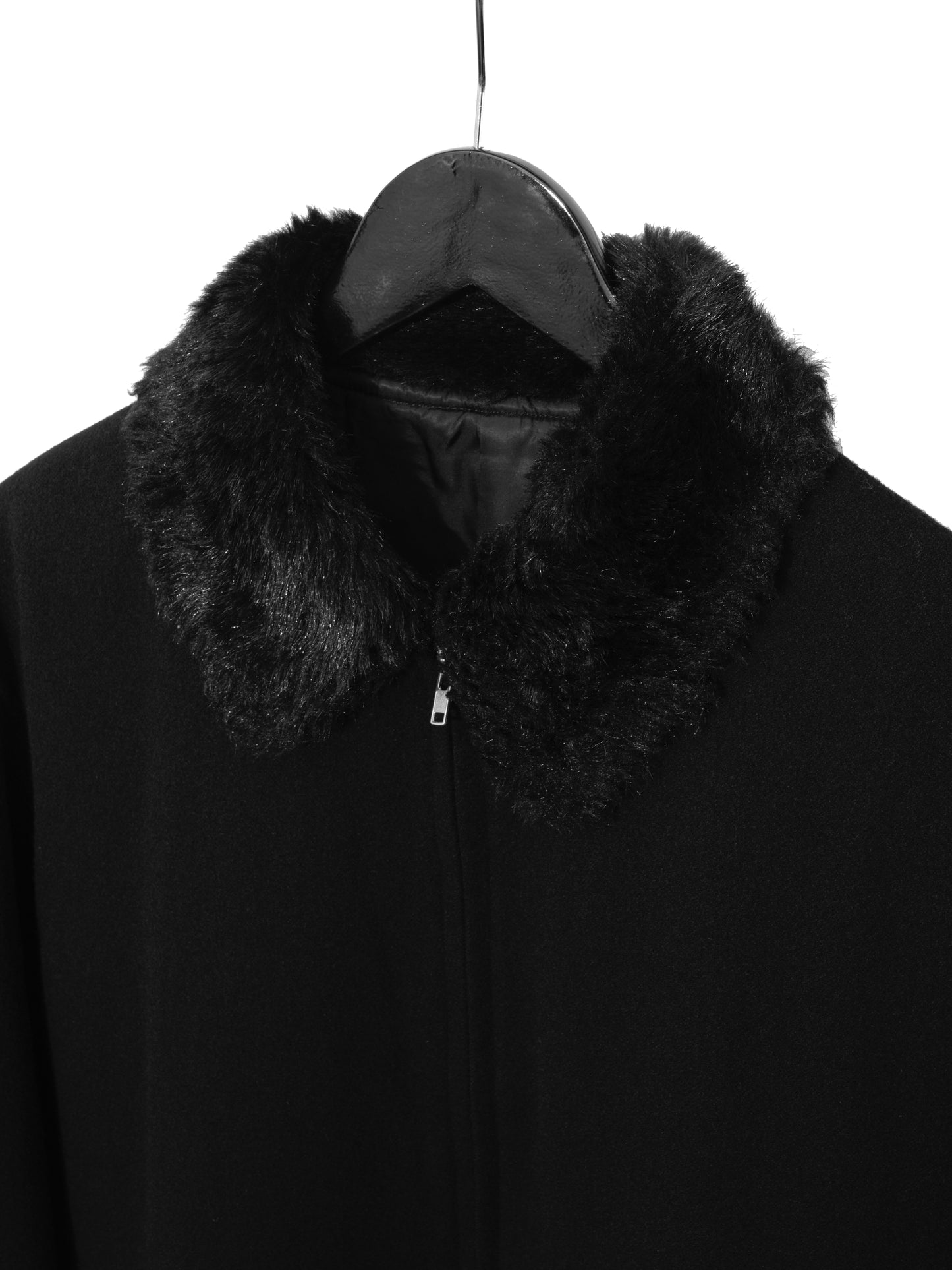 zip jacket black ∙ melton wool ∙ medium